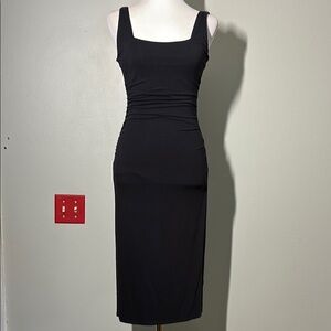 Socialite square neck midi dress XS